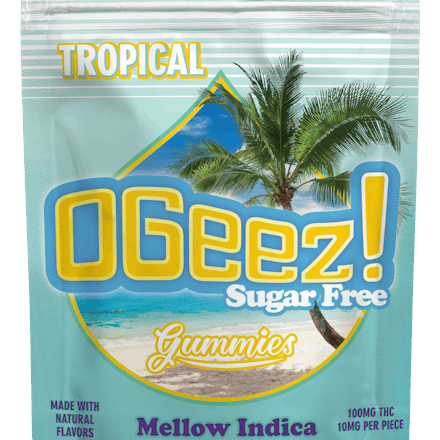Tropical sugar-free gummies, 10-pack